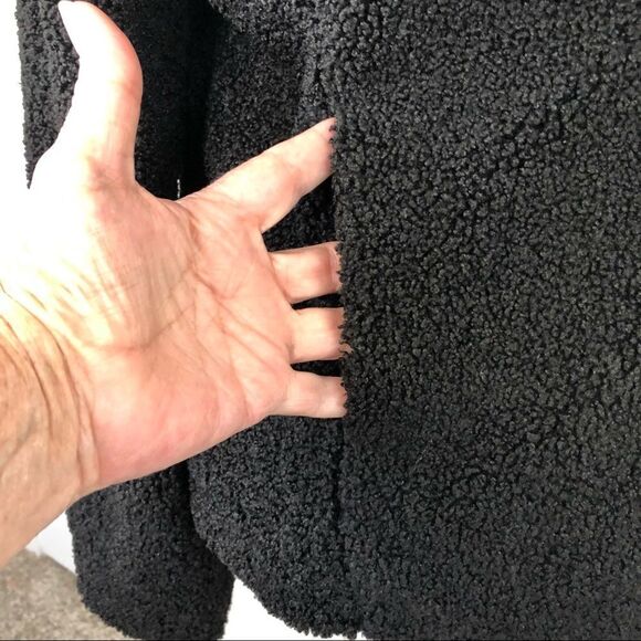 ANTHROPOLOGIE SANCTUARY SINGLE BUTTON TEDDY JACKET - Picture 7 of 14